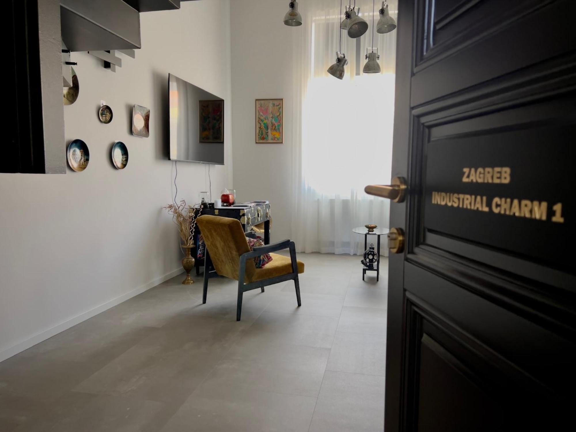 Apartamento Zagreb Industrial Charm 1 & 2 Exterior foto